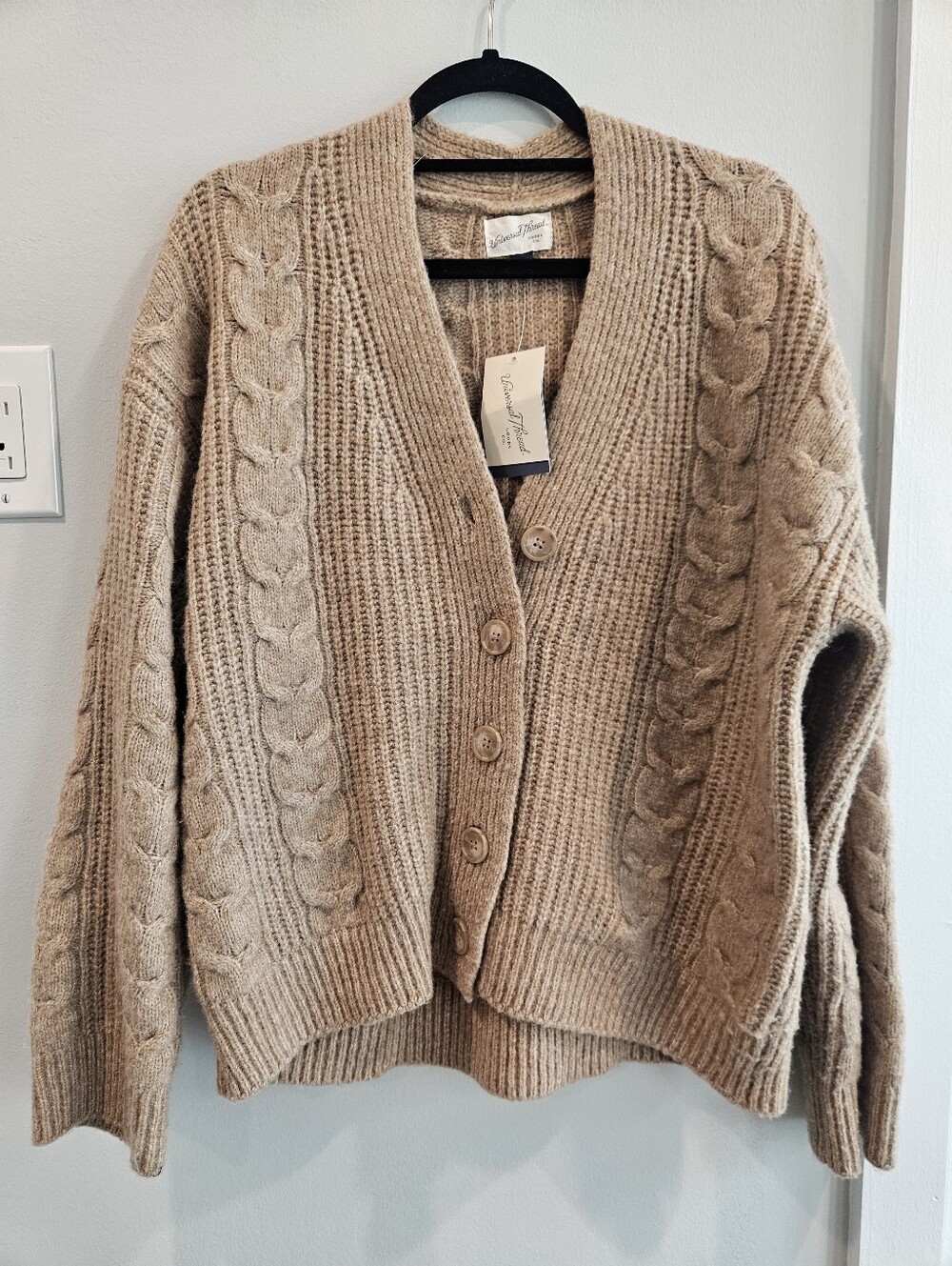 Universal Thread Tan Sweater With Buttons